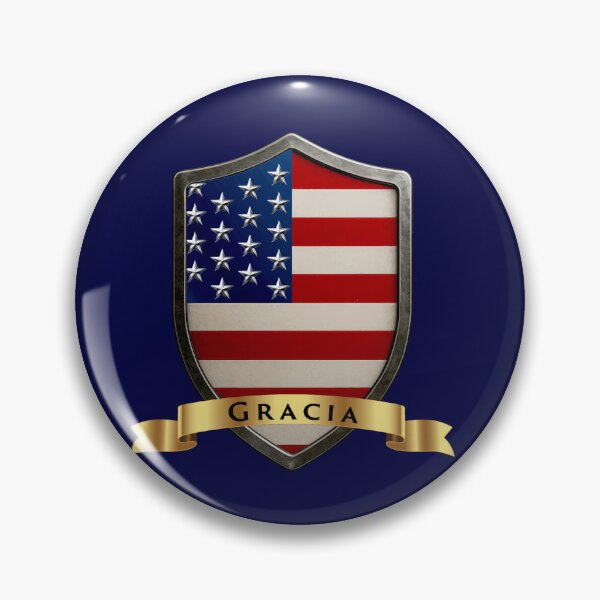 Item preview, Gracia Family USA Shield, Stars & Stripes Heritage Crest designed and sold by Highlandkings.