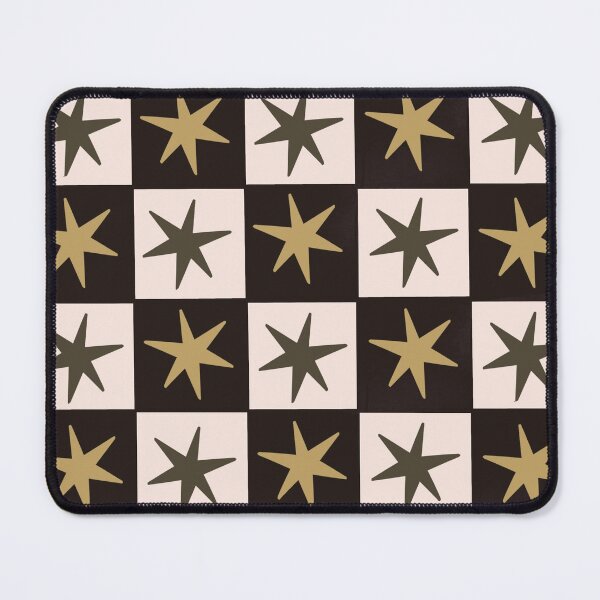 Item preview, golden stars checkerboard print designed and sold by secondplacetheory.
