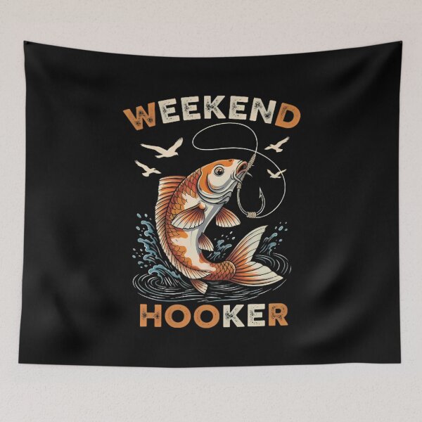 Item preview, Weekend Hooker - Koi Fish designed and sold by Linework Studio.