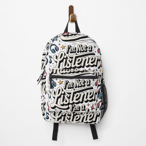 Item preview, Whimsical Musicaholic Design with Headphones and Musical Icons designed and sold by SplashTastic.