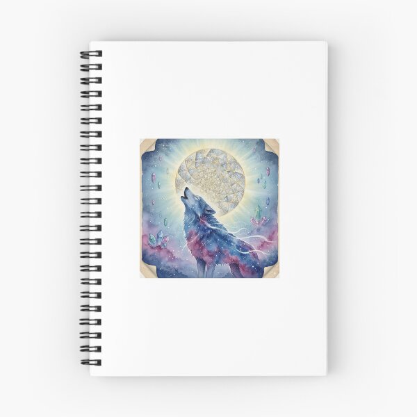 Item preview, Nebula Wolf Watercolor – Cosmic Howl Artwork designed and sold by NoviraAura12.