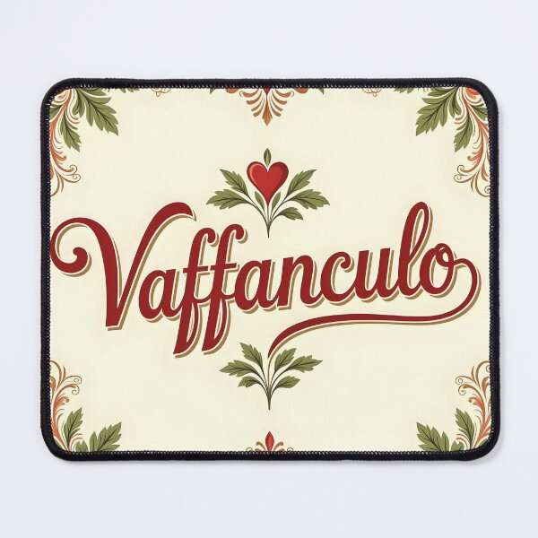 Item preview, Vaffanculo – hertsy vintage flair pun designed and sold by EmeraldeaArt.