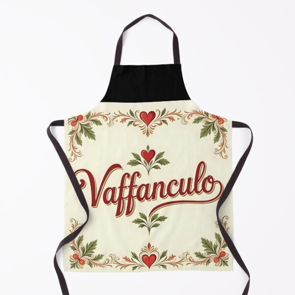 Aperçu de l'œuvre Vaffanculo – jeu de mots au style vintage et hertsy créée et vendue par EmeraldeaArt.