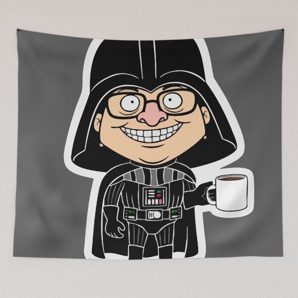 Item preview, Dart Vader caricature, Spaceballs funny movie designed and sold by Painted Planet.