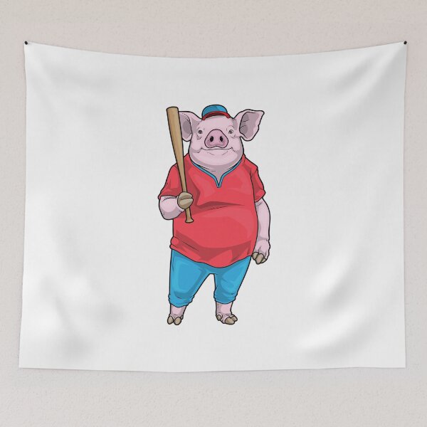 Item preview, Pig Baseball Baseball bat designed and sold by Snabdesign84.