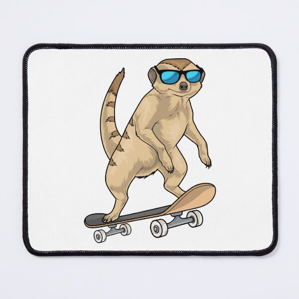 Item preview, Meerkat Skater Skateboard designed and sold by Snabdesign84.