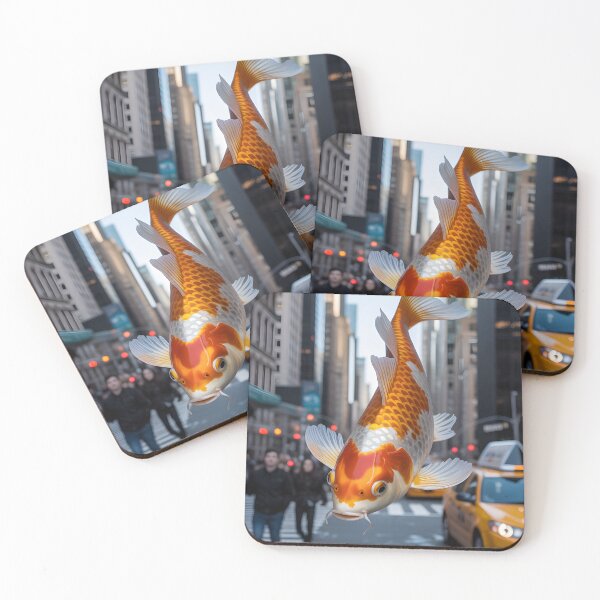 Item preview, Fish Out of Water - Funny & Awkward Fish Art designed and sold by CanvasCarousel.