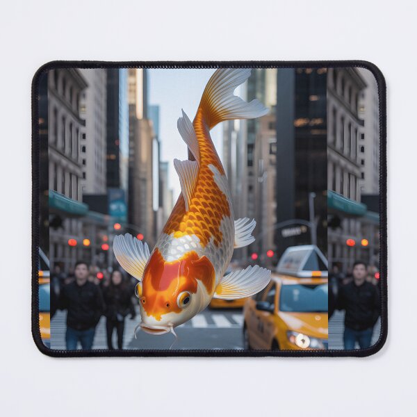 Item preview, Fish Out of Water - Funny & Awkward Fish Art designed and sold by CanvasCarousel.