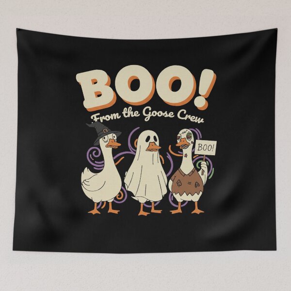 Item preview, Boo! From the Goose Crew - GEESE HALLOWEEN GANG designed and sold by justyna-s28.