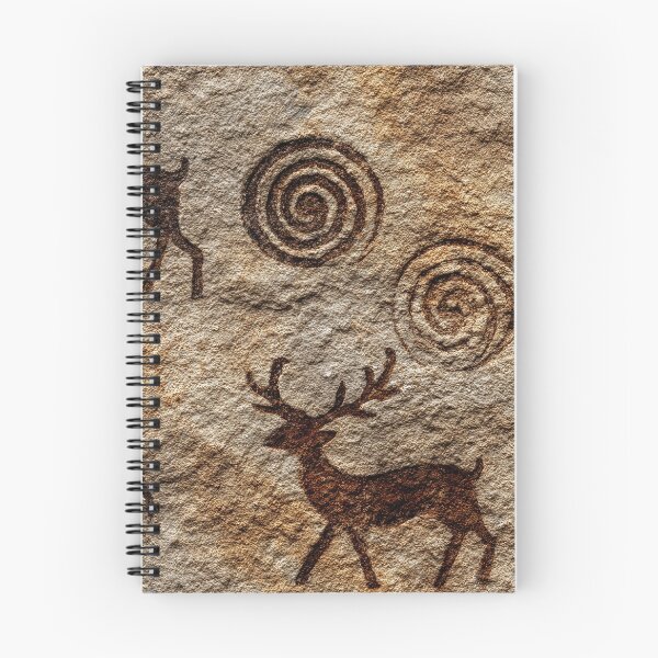 Item preview, Ancient Cave Art - Deer On Stone Pattern designed and sold by HausKatz.