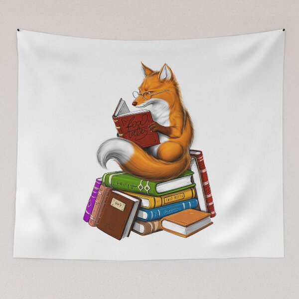 Item preview, Fox Reading A Book designed and sold by underheaven.