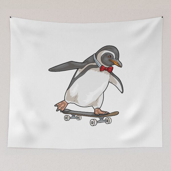 Item preview, Penguin Skater Skateboard designed and sold by Snabdesign84.