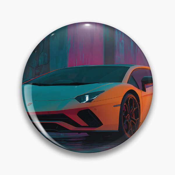 Item preview, Lamborghini LP780-4 Ultimae Artwork – Bold Colorful Wall Poster designed and sold by AutoPopStudio.