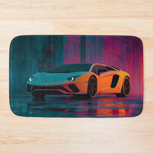 Item preview, Lamborghini LP780-4 Ultimae Artwork – Bold Colorful Wall Poster designed and sold by AutoPopStudio.