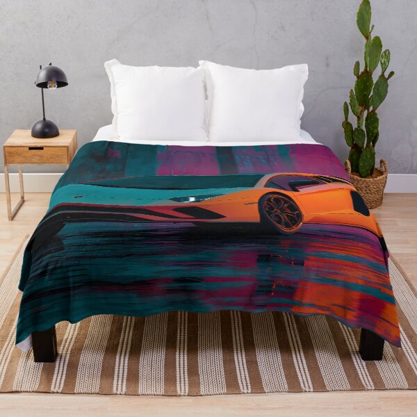 Item preview, Lamborghini LP780-4 Ultimae Artwork – Bold Colorful Wall Poster designed and sold by AutoPopStudio.