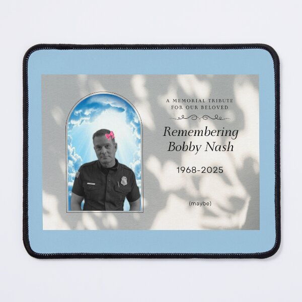 Item preview, Memorial Tribute to Bobby Nash designed and sold by jenivy95.