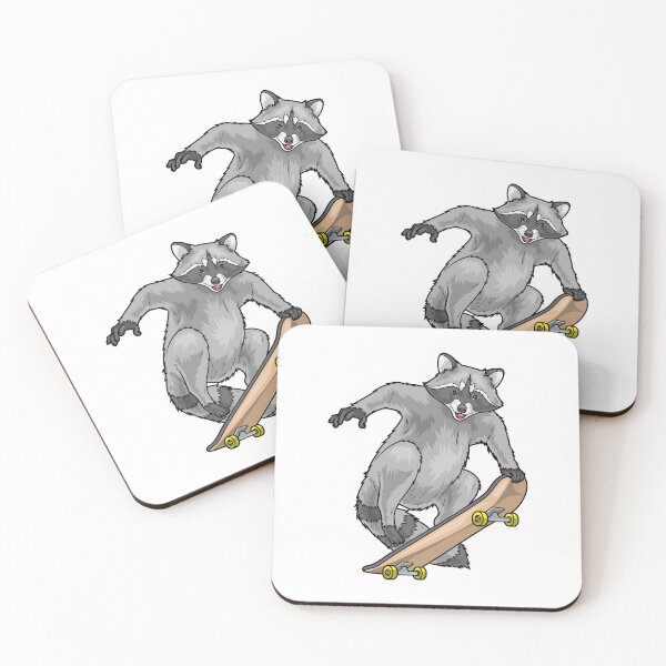 Item preview, Raccoon Skater Skateboard designed and sold by Snabdesign84.