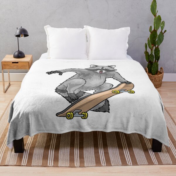 Item preview, Raccoon Skater Skateboard designed and sold by Snabdesign84.