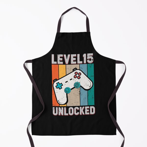 Item preview, "Level 15 Unlocked – Gamer Birthday T-Shirt for Boys, Teens & Video Game Lovers" designed and sold by Fariashamshad.
