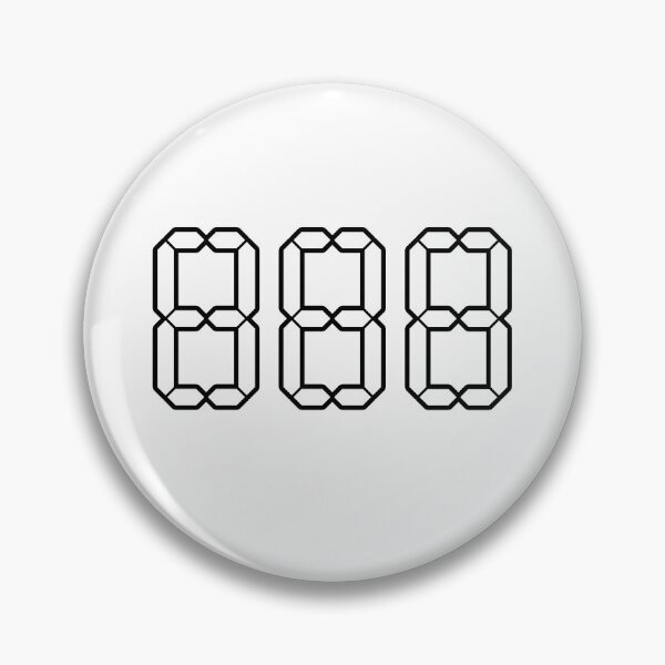 Item preview, 888, Outline Angel Numbers Wish designed and sold by Memes N Lore .