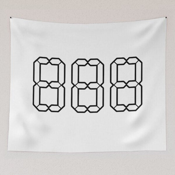 Item preview, 888, Outline Angel Numbers Wish designed and sold by Memes N Lore .