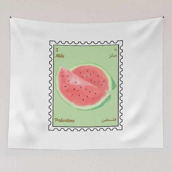 Item preview, Watermelon Palestine Stamp – Symbol of Resistance & Identity designed and sold by DigiHavenry.