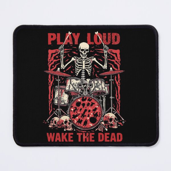 Item preview, Skeleton Drummer. Play Loud! Wake The Dead designed and sold by Rhythm Thru Art .