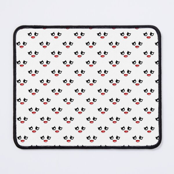Item preview, Cute kawaii blushing calmed face pattern designed and sold by BlushyPrint.