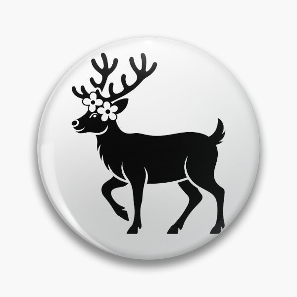 Item preview, Reindeer with Flower Crown designed and sold by theartfulaspie.
