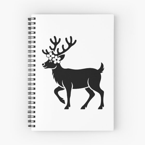 Item preview, Reindeer with Flower Crown designed and sold by theartfulaspie.