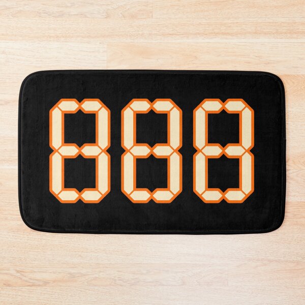 Item preview, 888, Orange Outline Angel Numbers Wish designed and sold by Memes N Lore .