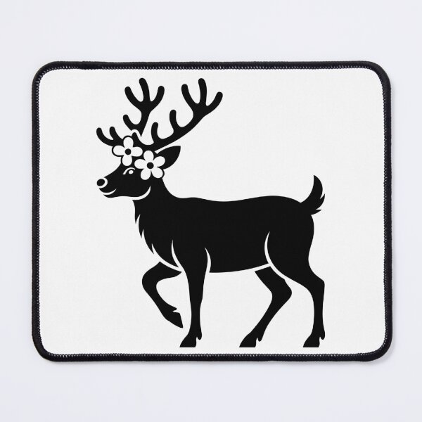 Item preview, Reindeer with Flower Crown designed and sold by theartfulaspie.