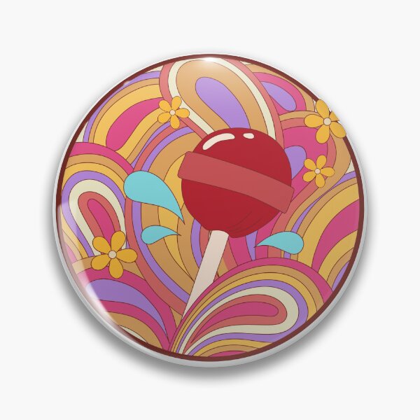 Item preview, Take it easy * Life is SWEET retro lollipop hippie psychedelic designed and sold by JusTiceT-shirts.