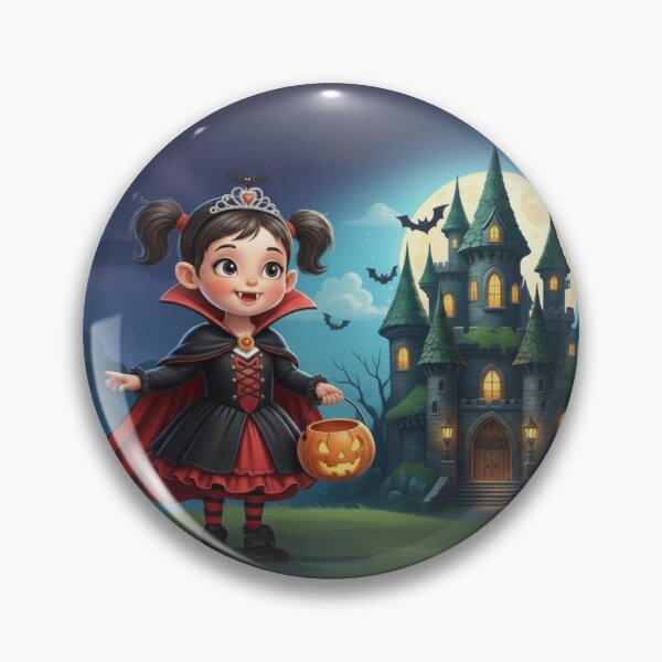 Item preview, Halloween Cute Princess Fun Girl Vampire  designed and sold by LANCEWISEMEDIA.