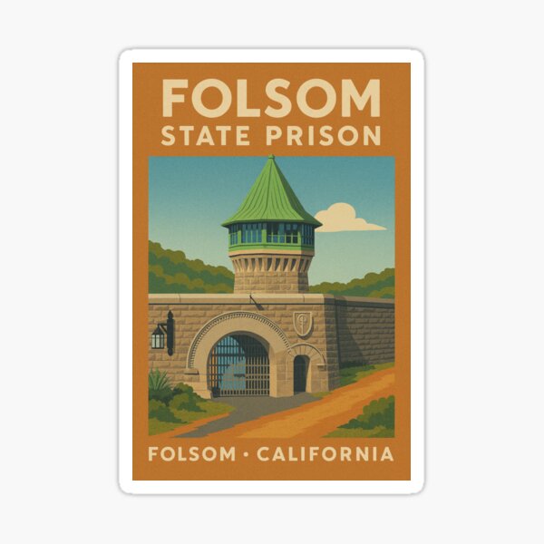 Folsom State Prison Sticker