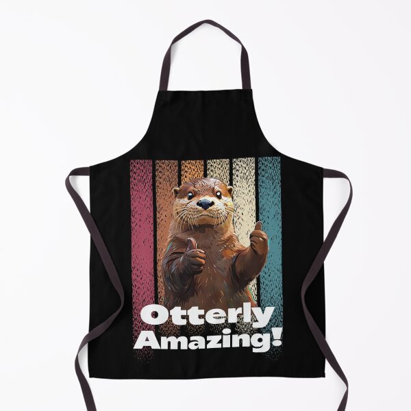 Item preview, Otterly Amazing Funny Vintage Otter Pun designed and sold by Plotwear.