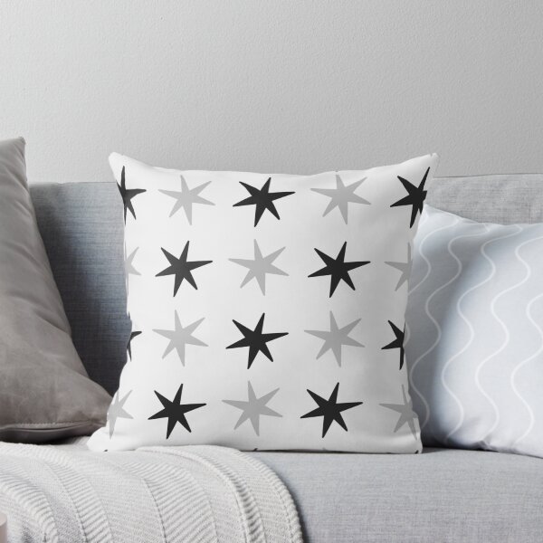 Item preview, grayscale stars pattern designed and sold by secondplacetheory.