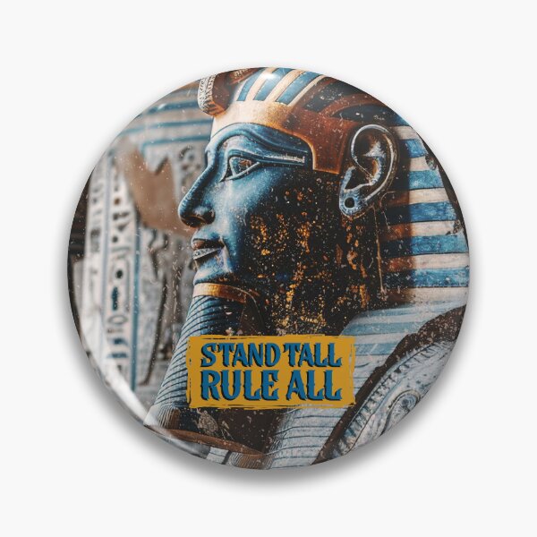 Item preview, Pharaoh Spirit – Stand Tall, Rule All Egyptian Design designed and sold by DaVinciFeather.