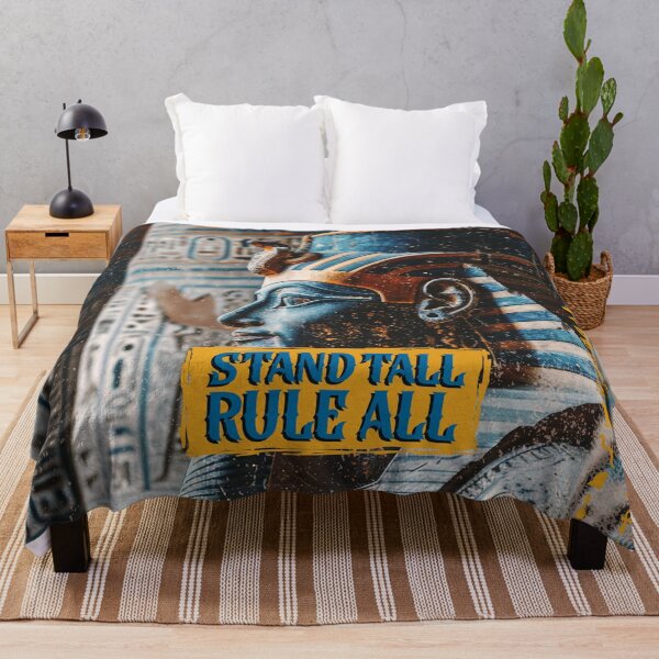 Item preview, Pharaoh Spirit – Stand Tall, Rule All Egyptian Design designed and sold by DaVinciFeather.