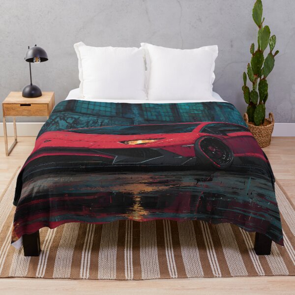 Item preview, Lamborghini LP780-4 Ultimae Garage Art – Supercar Canvas Print designed and sold by AutoPopStudio.