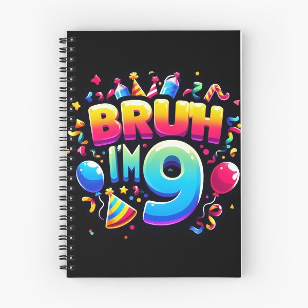 Item preview, Bruh I’m 9 Birthday Funny Kids T-Shirt, Seventh Birthday Party Gift Classic T-Shirt  designed and sold by podlook.