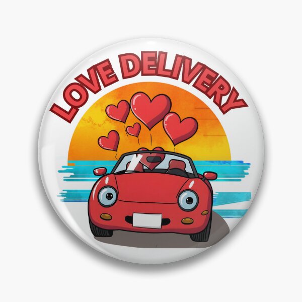 Item preview, Love Delivery Car Sunset Design designed and sold by Sparkofart07.