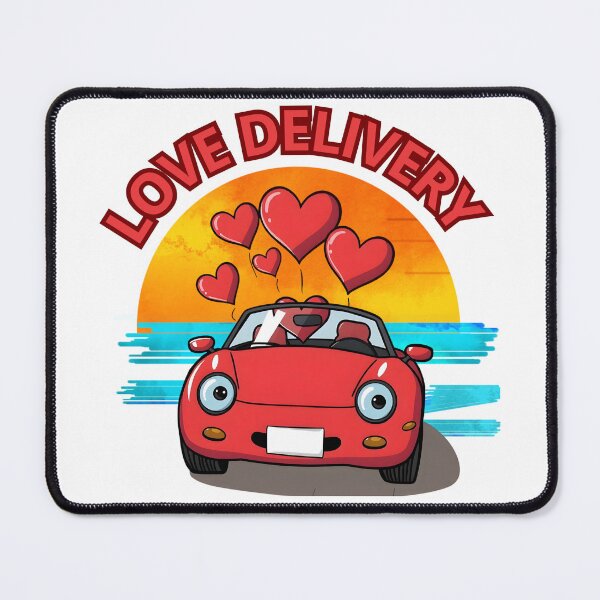 Item preview, Love Delivery Car Sunset Design designed and sold by Sparkofart07.