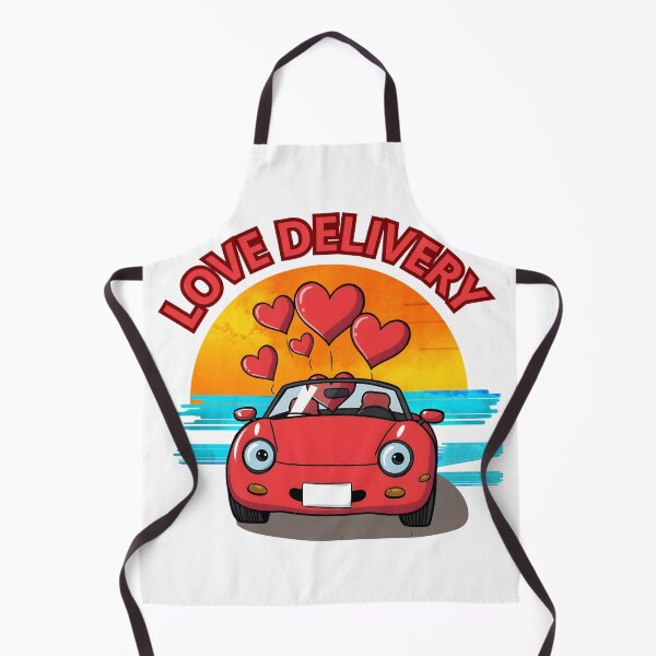 Item preview, Love Delivery Car Sunset Design designed and sold by Sparkofart07.