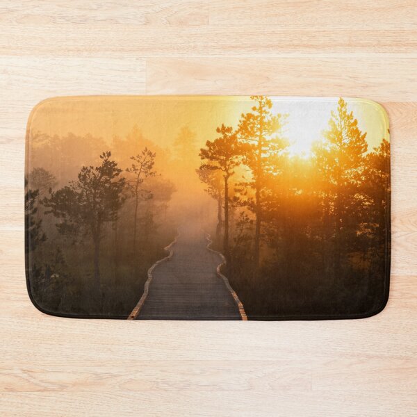 Item preview, Sunrise on a foggy bog designed and sold by spyparcam.