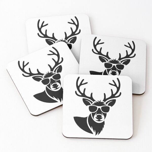 Item preview, Reindeer with Sunglasses designed and sold by theartfulaspie.