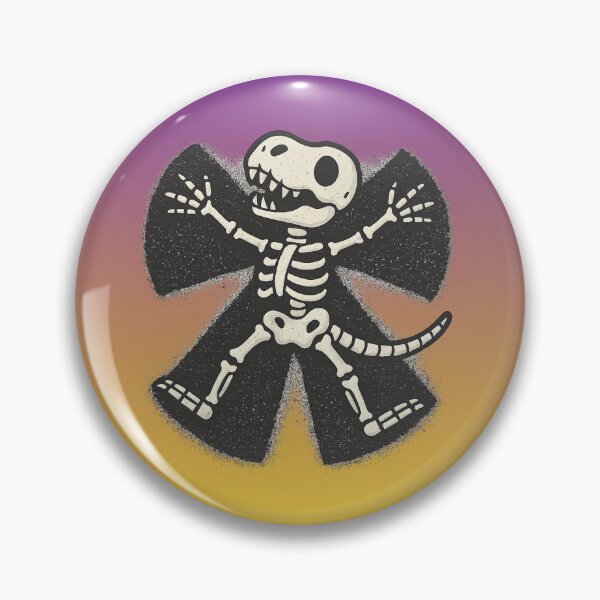 Item preview, Dinosaur Skeleton Snow Angel Halloween Christmas Crossover designed and sold by Meandmyshop.