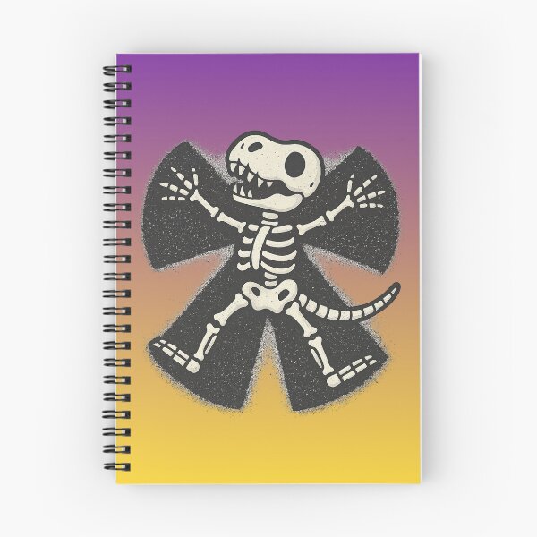 Item preview, Dinosaur Skeleton Snow Angel Halloween Christmas Crossover designed and sold by Meandmyshop.