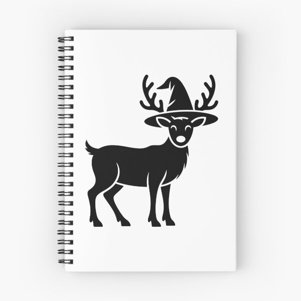 Item preview, Reindeer with Witch Hat designed and sold by theartfulaspie.