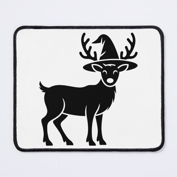 Item preview, Reindeer with Witch Hat designed and sold by theartfulaspie.